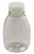 Fles PET transparant 250cc bolmodel, inclusief transparant dop, 100% RPET
