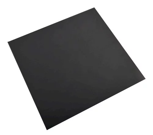 Blatt schwarz Papier 36x36cm  lebensmittelecht für 453211 Holzteller