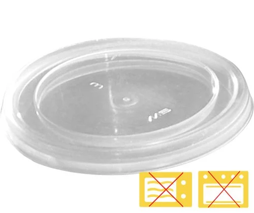 2250 Deckel PS für Butterbeh. 30 ccm transparent