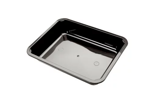 Cpetschaal 1-vak 226x177x30mm 850cc, zwart