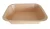 Mahlzeitbehälter kraft + Pet 600cc Paperpack Kartoseal Oberseite 178x136x45mm