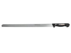 Brotmesser Nirosta gewellt, 31 cm Breite 2 cm schwarz/silberfarben (Länge inkl. Griff 44cm)