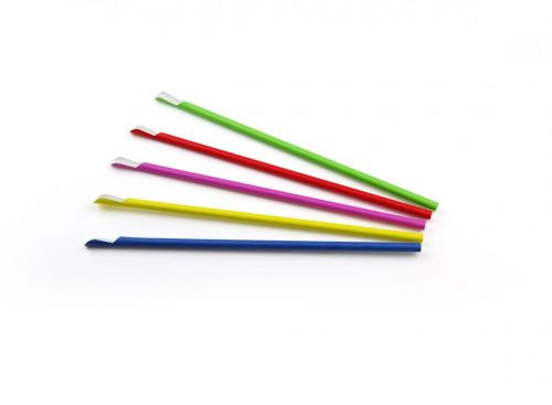 Lepelrietje 24cm assorti papier 8mm doorsnede