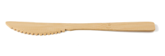 Couteau en bambou 17 cm résistant à la chaleur jusqu'à 85 ° C