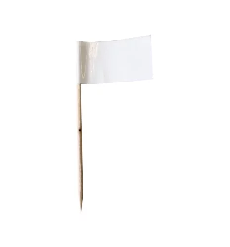 Kaasvlaggetje blanco