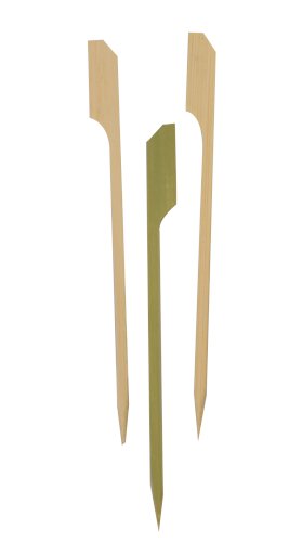 Bamboe prikker met vlag 12cm