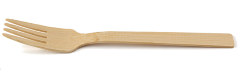 Vork bamboe 17cm breedte 2.8cm dikte 2.1mm