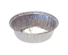 Schaal aluminium rond 90x27mm