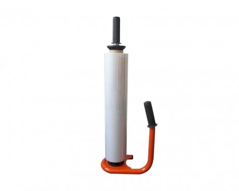 Handafroller metaal 50cm zwart/rood