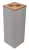 Poubelle à gobelets 24x24x60cm 34ltr Paxa M + ouverture pour agitateurs+2 gobelets gris