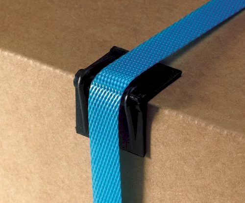 Protège-angles plastique 4x4x0.1cm noir