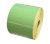Etiket thermal 90x74mm l. groen afscheurbaar, afneembaar, watergedragen inkt