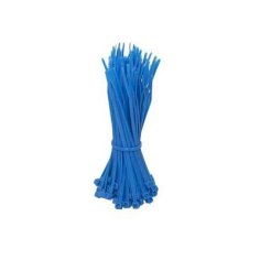 1000 Kabelbinder Nylon 200 x 4,8 mm blau, unreleasable