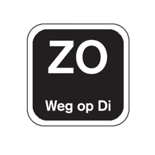 Etiket HACCP ZO weg op DI