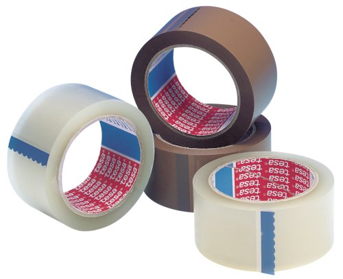 Tape PVC 50mmx66mtr 49my transparant solvent belijming, tesa 4120