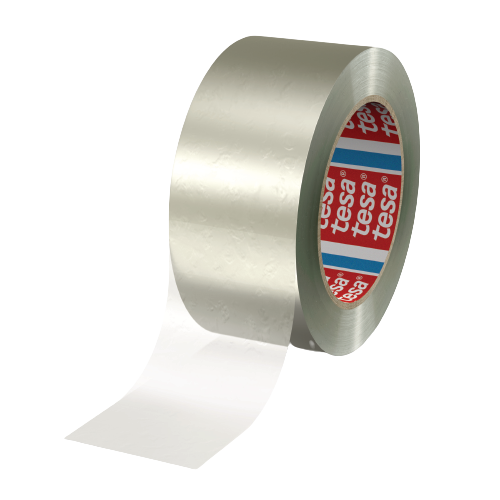 Tape PET 50mmx66mtr, 56my transp 70 % PC recycled Tesa 60412