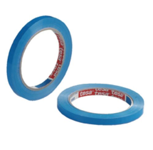 Rol vinylklebeband PVC 9mmx66mtr 39my auer, lösungsmittelhaltiger Klebstoff blau, lösungsmittelkleber