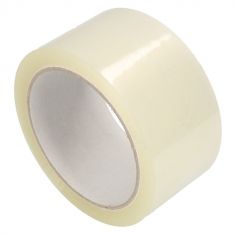 Tape PP Acryl 50mmx66mtr transparant, 28my, low noise