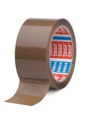 Tape PP 50mmx66mtr 45my bruin, acryl belijming, tesa 64014