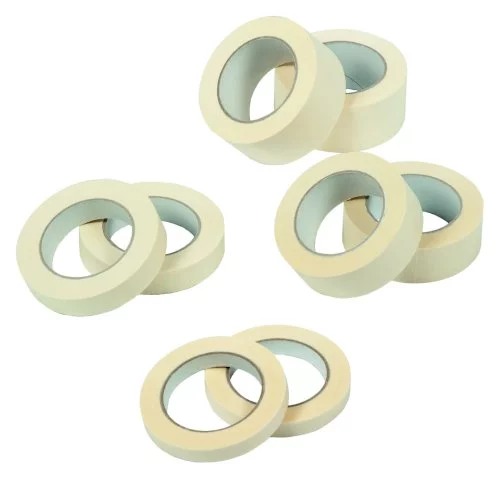 Maskingtape 38mmx50mtr creme solvent belijmijng