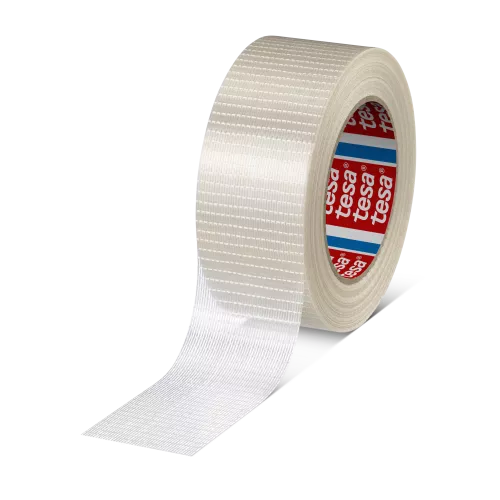 20rl Filamentband 50mm x 50mtr transparent gekreuzt, Tesa 4595