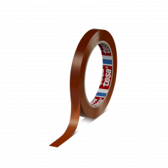 Bindtape PP 12mmx66mtr 73my oranje, hotmelt belijming, tesa 64286