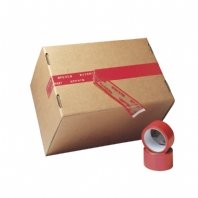 Security tape PP 50mmx50mtr rood HM
