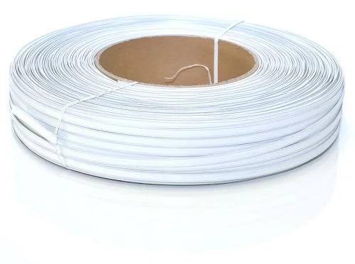 Rollen Clipband Kunststoff, 8mm mit Eisendraht 2x0,6mm 600mtr weiß