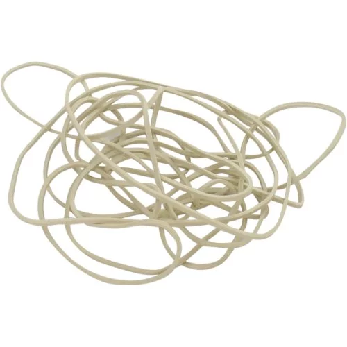 élastiques 1,5mm diamètre 60mm mesure à plat 100mm blanc n°22