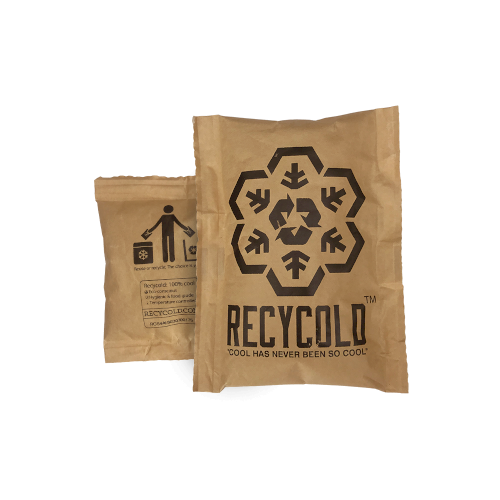 Koelelement Recycold Cool Pack bruin 13x15x2cm 200ML
