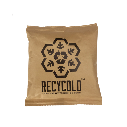Koelelement Recycold Cool Pack bruin 20x15x2,5cm 400ml