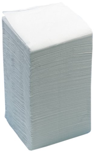 Serviettes 1-ép. 33x33cm blanc