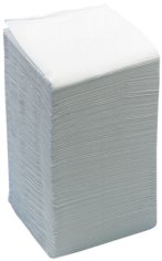 Servet 39x39cm 2-laags wit