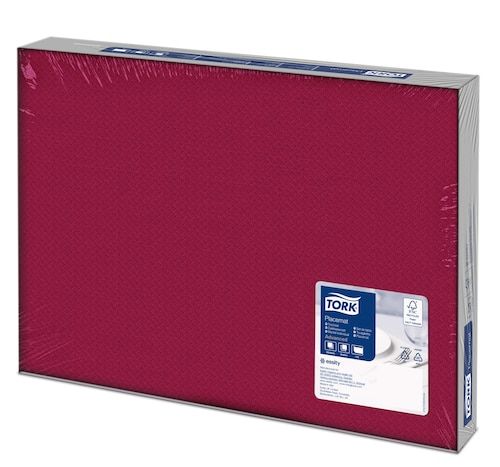 Placemat Tork Advanced bordeaux, 1-lgs, 42x30cm