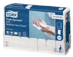 Tork Xpress Soft handdoek wit multifold, 2-lgs 34x21,2cm H2 Premium