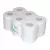6 Rol Putzpapier 1-lagig Weiß MIDI 20cmx300mtr mit Zughülle 100% Zellulose
