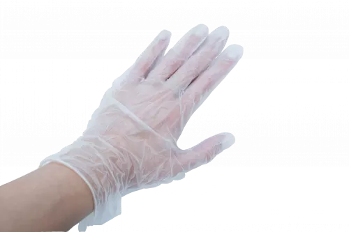Vinyl gants taille XL transparent, non poudré