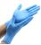 Handschoen Comfort Nitrile blauw, ongepoederd, maat L