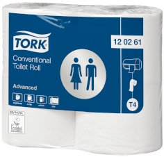 24 Rol./496 Toilettenpap. Tork Conventional 2-lagig 70 m x 10 cm T4 Advanced