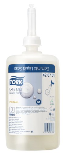 Flacons Tork Extra Mild Liquid soap 1ltr S1 (ongeparfumeerd)
