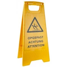 Waarschuwingsbord Pas Op Natte Vloer