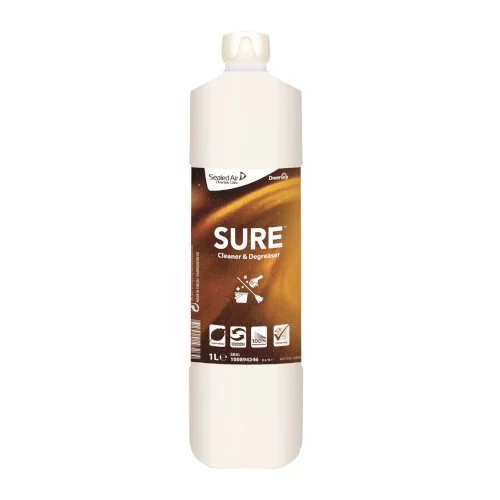 6 x 1 l SURE Cleaner & Degreaser kräftiger Entfetter, 100 % Bio