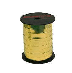 Kräuselband, 10 mm x 250 m goldfarben reflekt. Nr.02