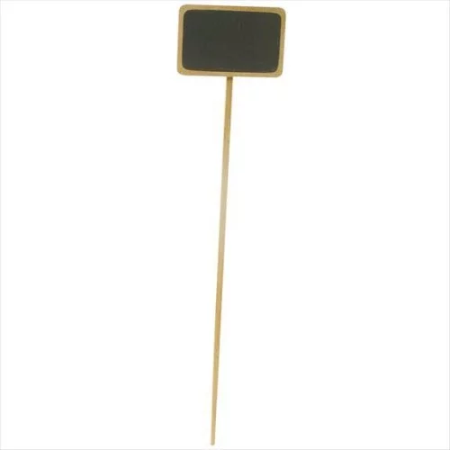 10 Preisstecker Holz, 10 x 6,5 cm 40 cm lang, mit Schreibfläche