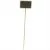 10 Preisstecker Holz, 10 x 6,5 cm 40 cm lang, mit Schreibfläche