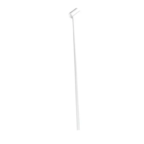 Rechthouder PVC 65cm wit t.b.v. driehoekvlaggen