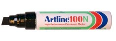 Viltstift Artline 100 beitelpunt 4-12mm zwart