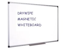 Magnetische Weißwandtafel Metall, 120 x 90 cm lackiert