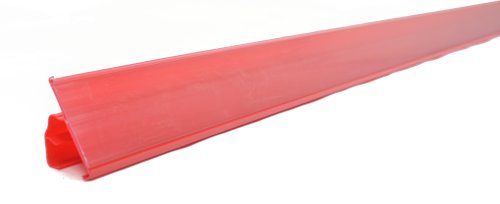 Rail de prix gateau étagère longeur 96cm hauteur 39mm, rouge