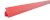 Prijsrail koekstelling lengte 96cm hoogte 39mm, rood